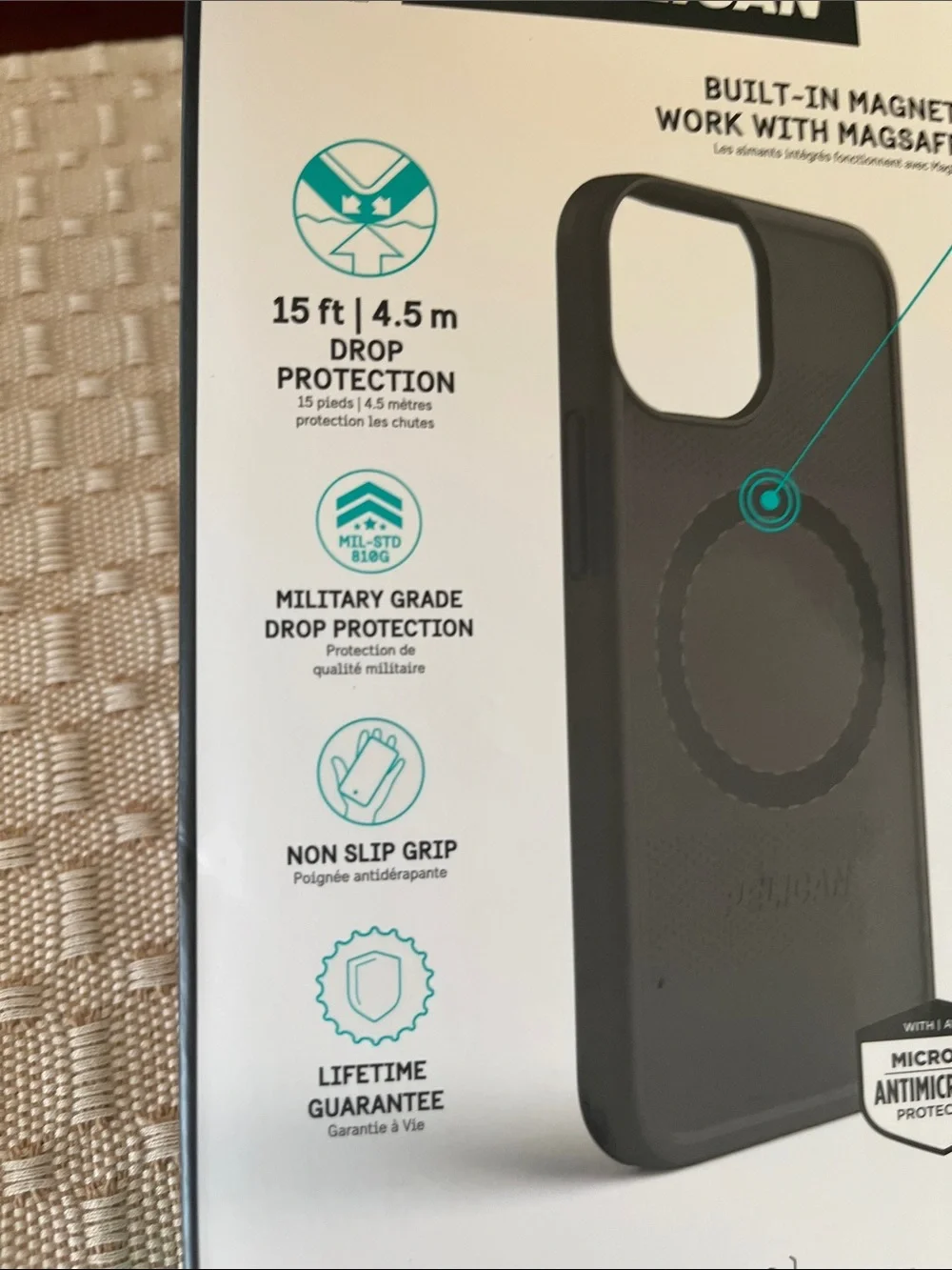 Pelican iPhone 13 Pro Black Case